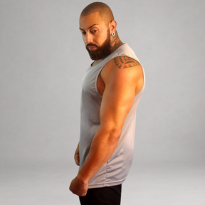 Regata Masculina Cinza Básica Dry Fit Premium