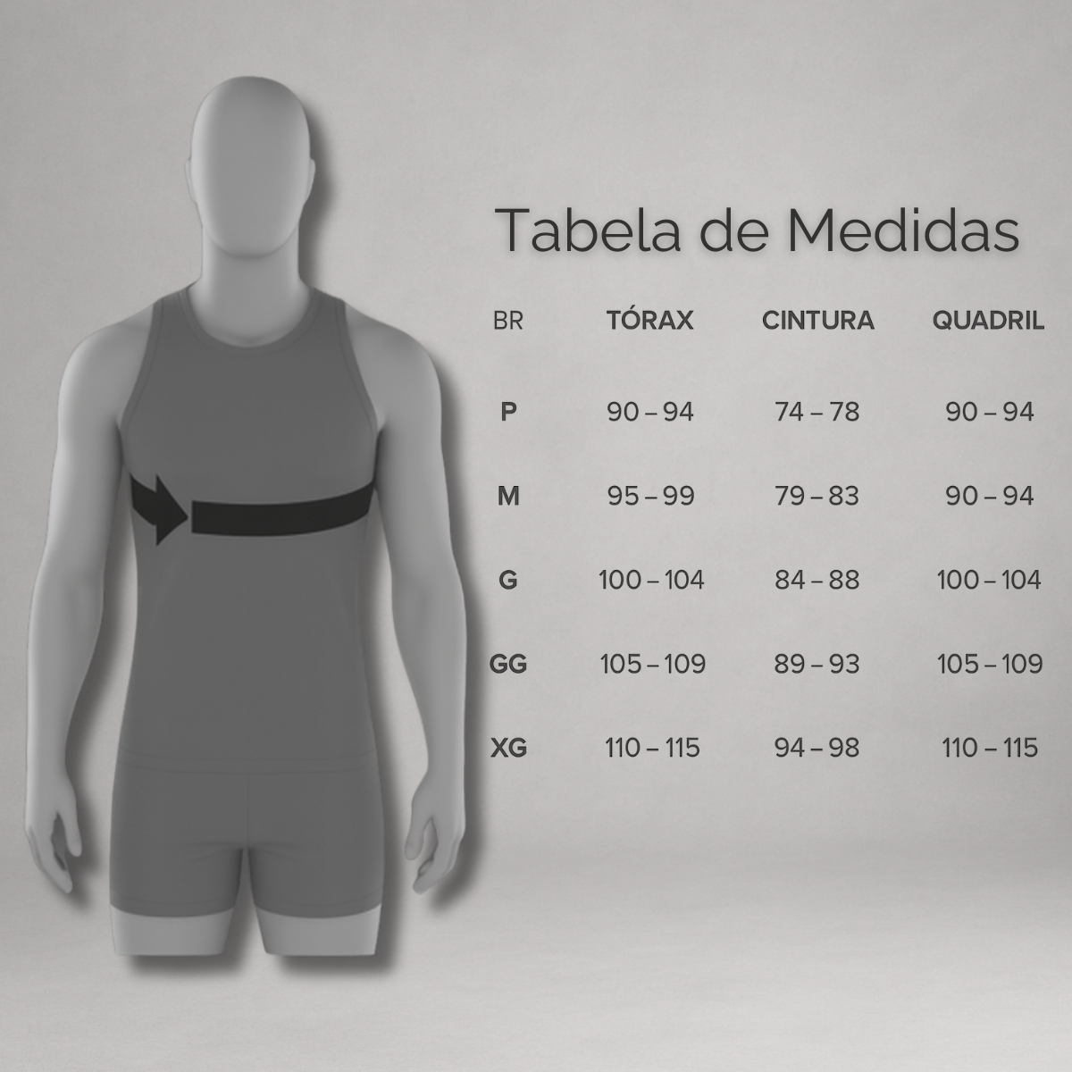 Regata Masculina Branca Básica Dry Fit Premium