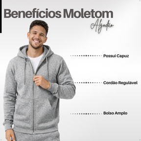Moletom Cinza Premium