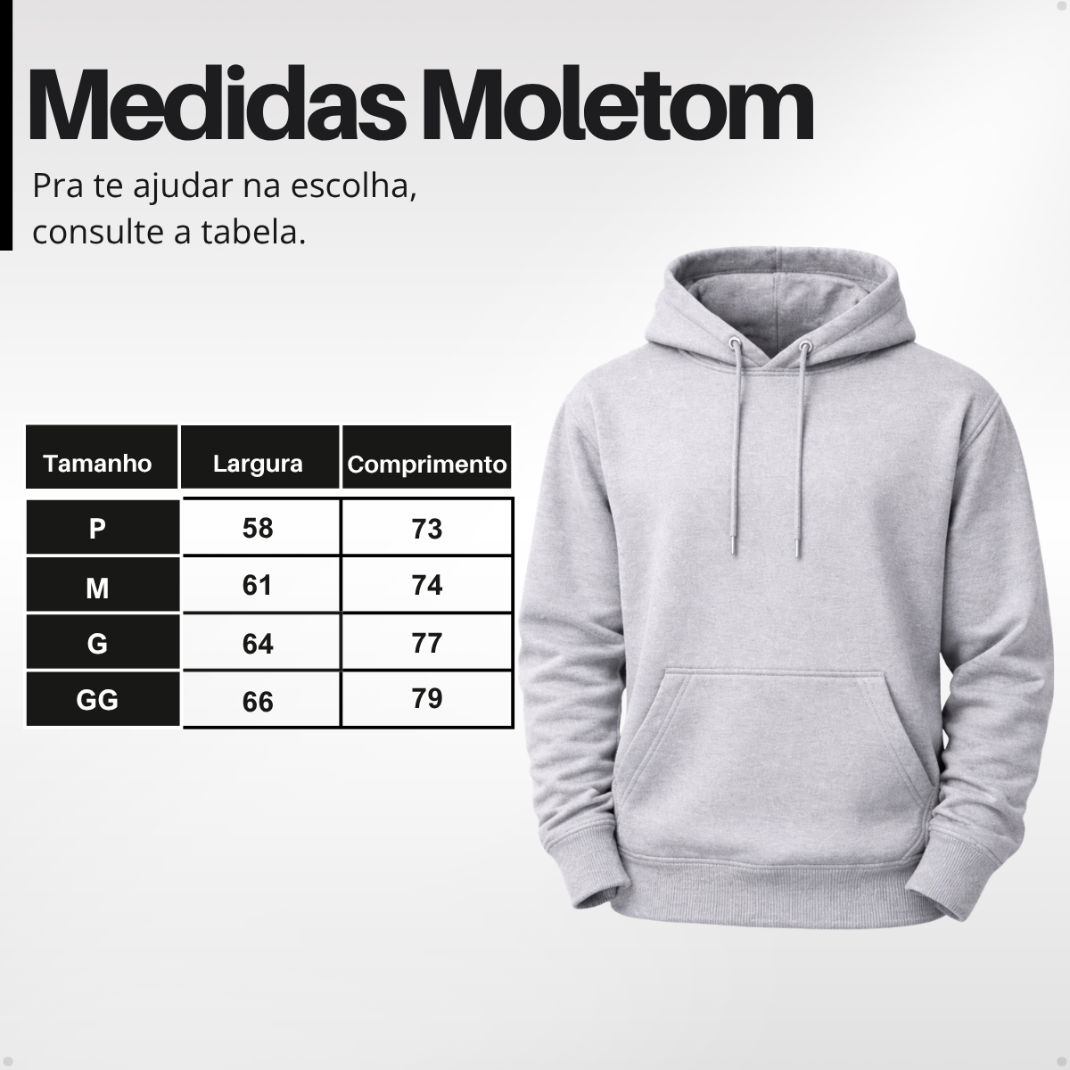 Moletom Cinza Premium
