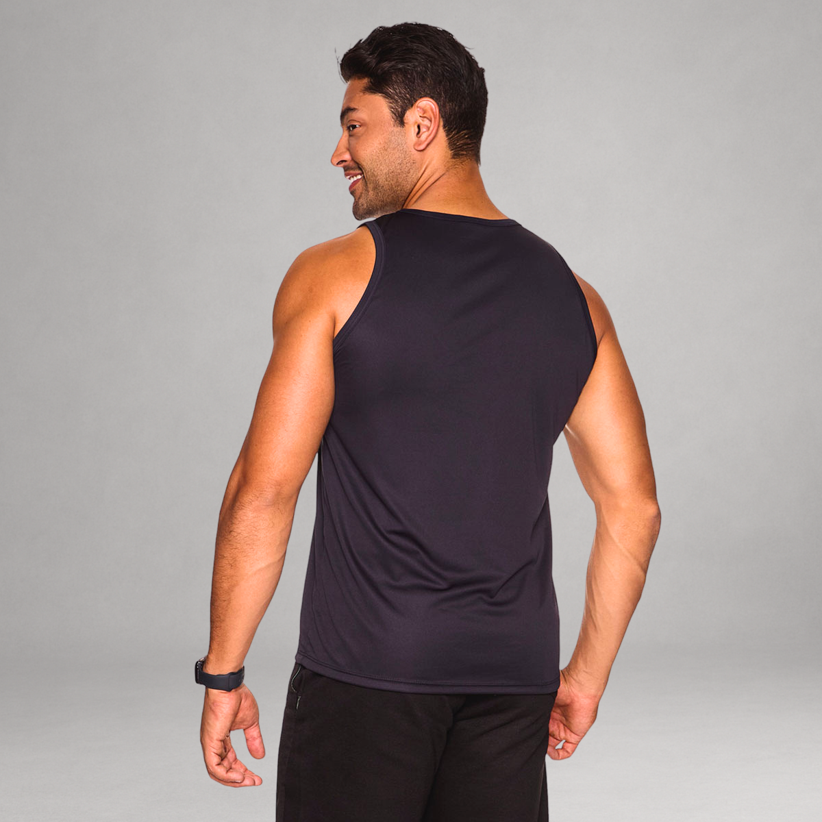 Regata Masculina Preta Básica Dry Fit Premium