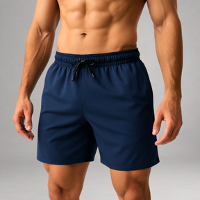 Kit 3 Bermudas Masculinas Dry Fit – Azul, Cinza e Preta