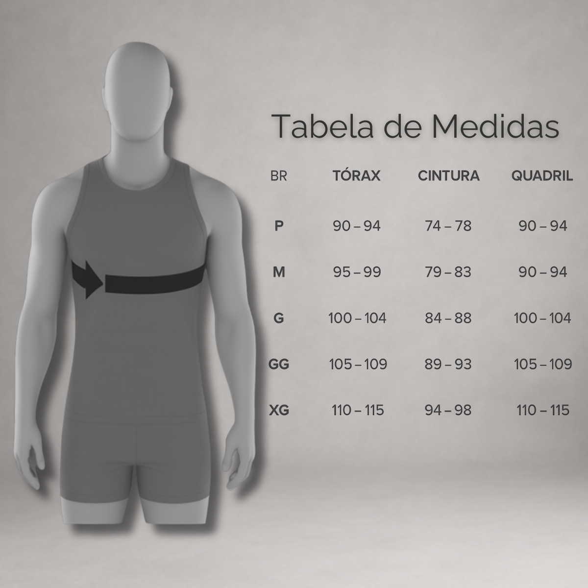 Regata Masculina Preta Básica Dry Fit Premium