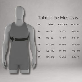 Regata Masculina Preta Básica Dry Fit Premium