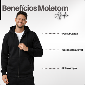 Conjunto Moletom Preto Premium