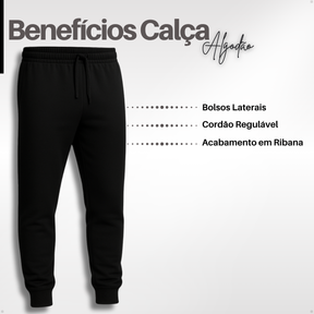 Conjunto Moletom Preto Premium
