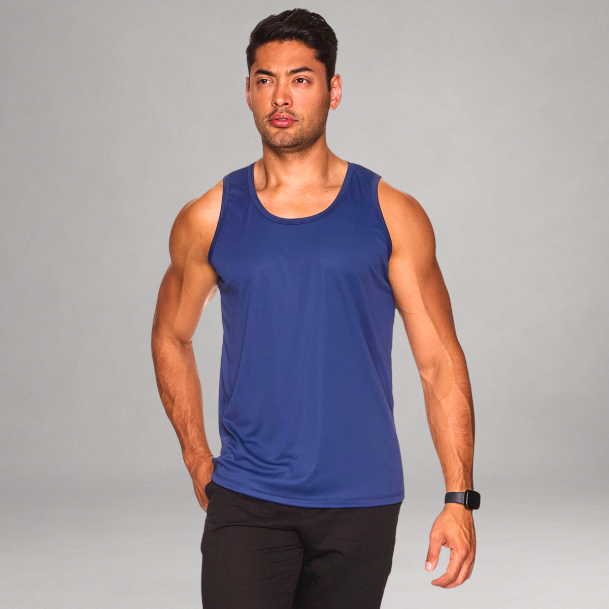 Regata Masculina Branca Básica Dry Fit Premium