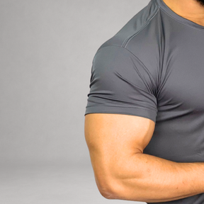 Camiseta Masculina Cinza Básica Dry Fit Premium