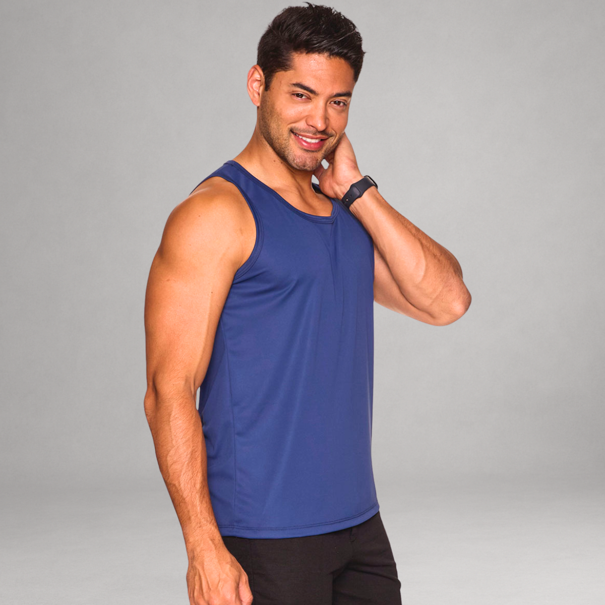 Regata Masculina Azul Básica Dry Fit Premium