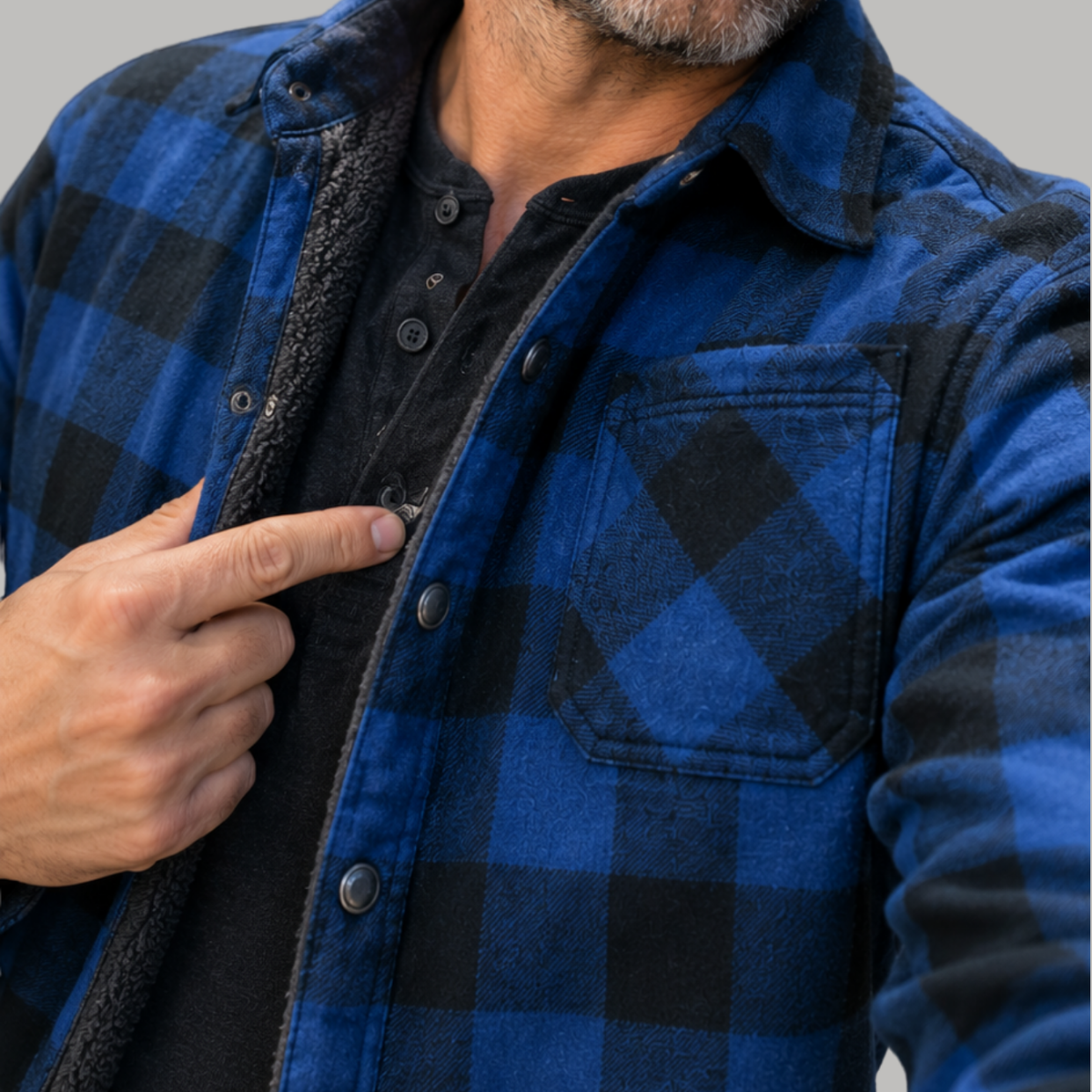 Jaqueta Xadrez Flanelada