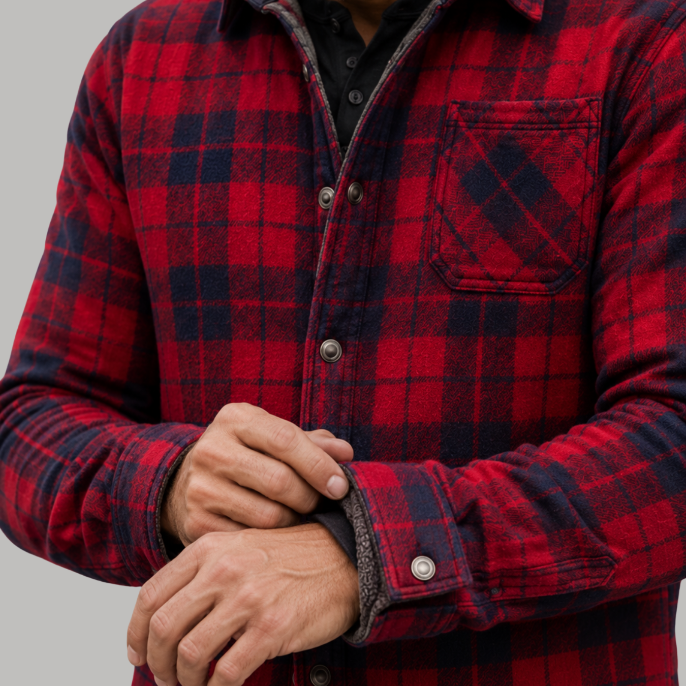Jaqueta Xadrez Flanelada