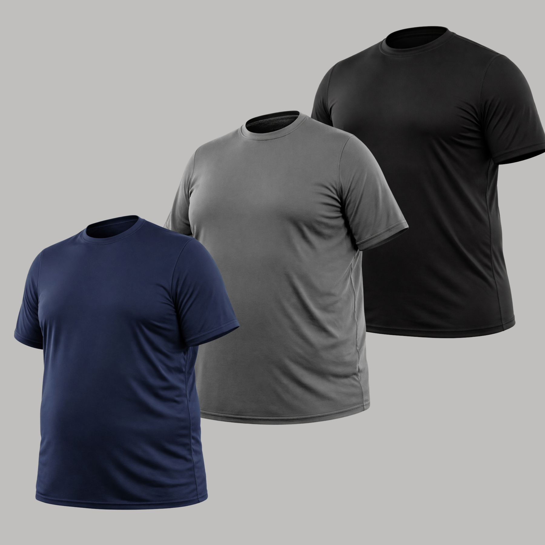 Kit Oversized 3 Camisetas Masculinas Dry Fit Proteção UV
