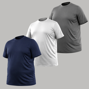 Kit Oversized 3 Camisetas Masculinas Dry Fit Proteção UV