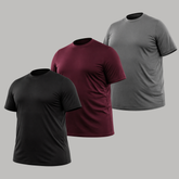 Kit Oversized 3 Camisetas Masculinas Dry Fit Proteção UV