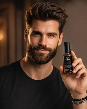 Kit Barba Completa – Gel de Barbear 120ml + Pós-Barba 120ml + Óleo para Barba 30ml