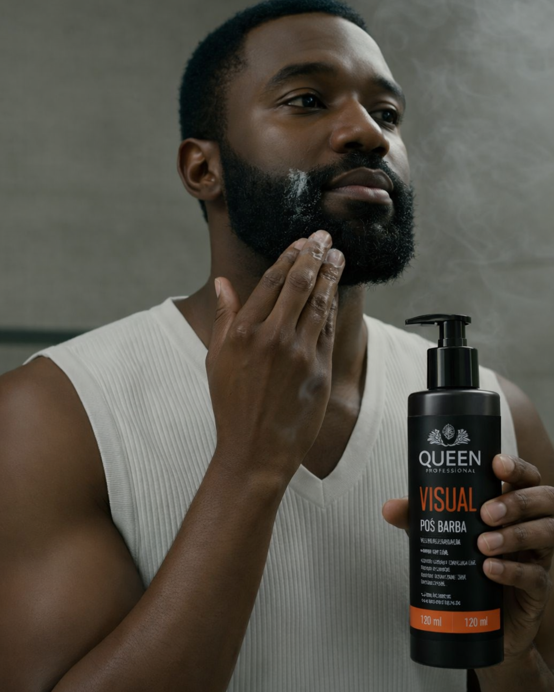 Kit Barba Completa – Gel de Barbear 120ml + Pós-Barba 120ml + Óleo para Barba 30ml