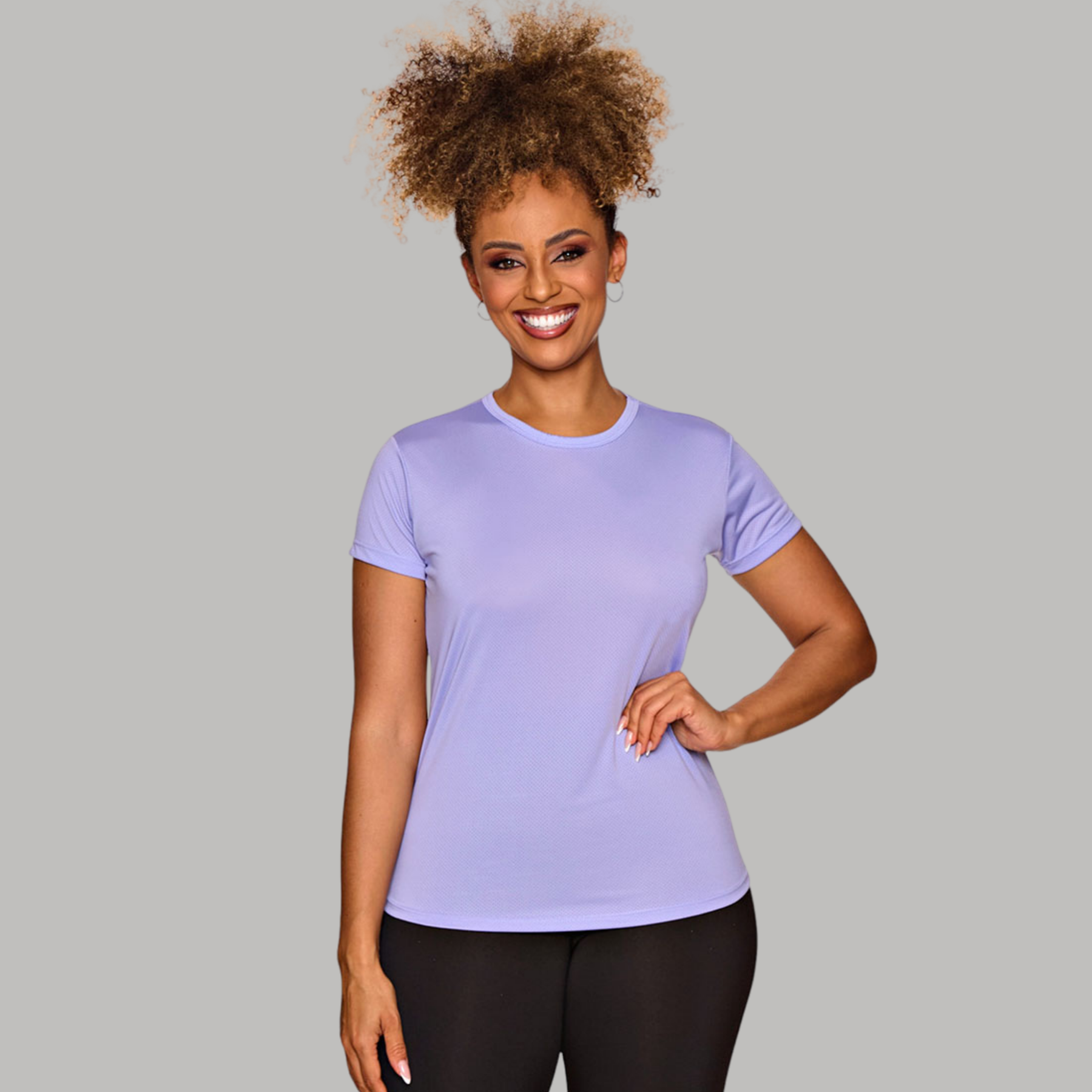 Kit 5 Baby Look Dry Fit Feminina