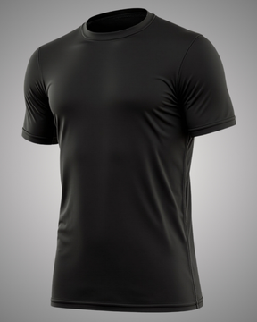 Camiseta de Algodão Masculina Preta