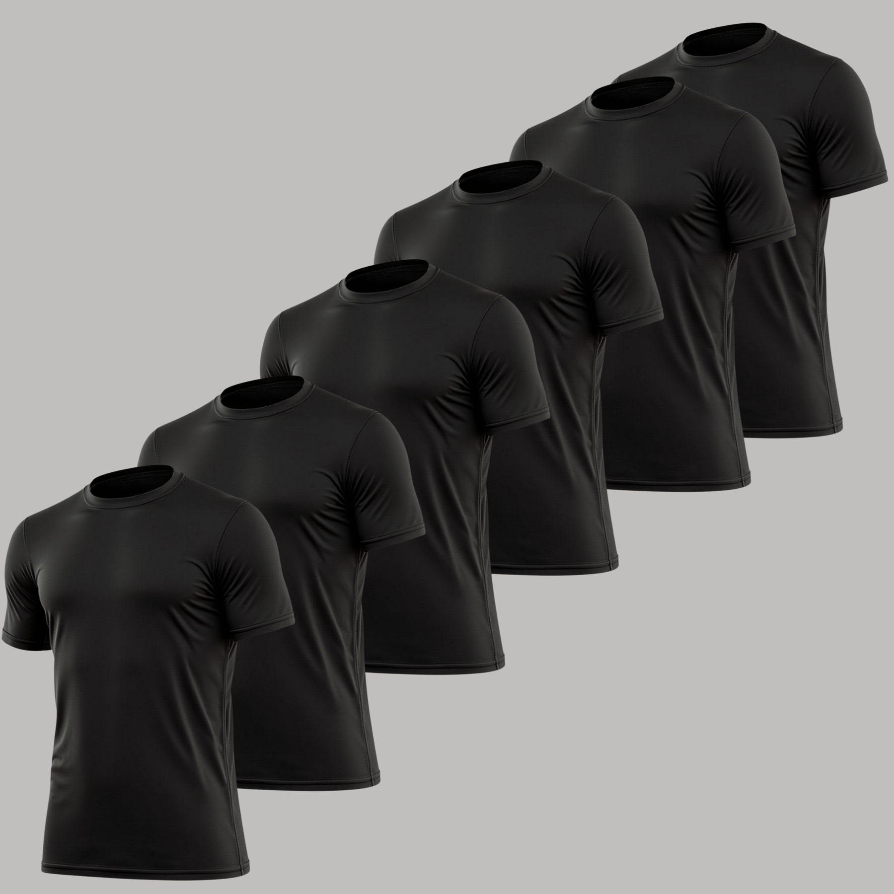 Kit 6 Camisetas Masculinas Dry Fit Proteção UV