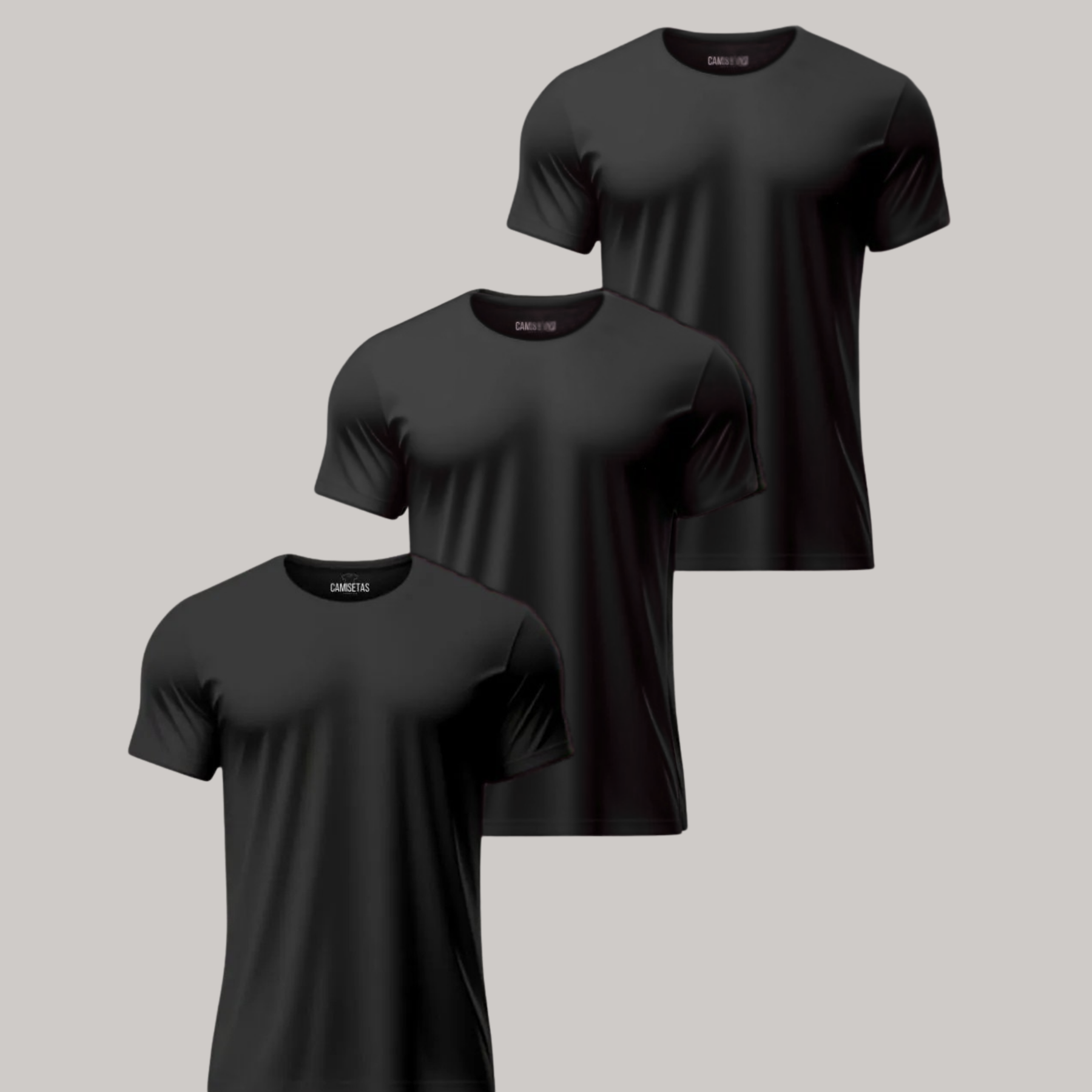 Kit 3 Camisetas Masculinas Dry Fit Proteção UV
