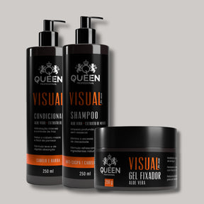 Kit Masculino Performance – Shampoo 250ml + Condicionador 250ml + Gel Fixador 250g