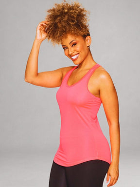 Regata Nadadora Feminina Rosa Neon
