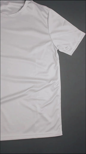 Camiseta Masculina Cinza Básica Dry Fit Premium