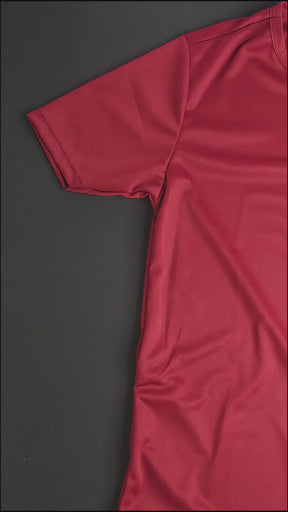 Camiseta Masculina Bordô Básica Dry Fit Premium